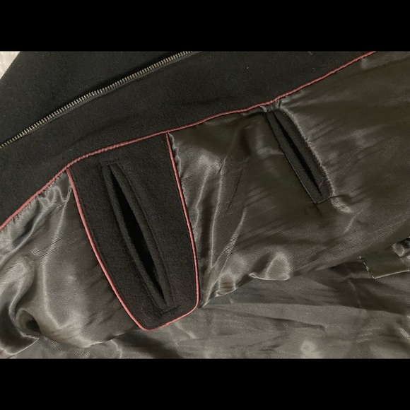 Black Wool Coat - Picture 5 of 10